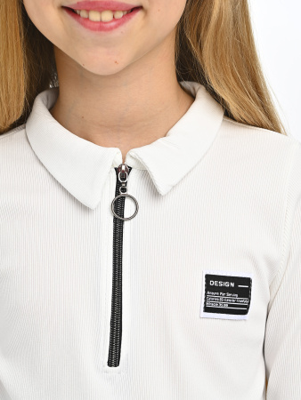 2415KG Блузка дл.р.  (белый весь размерный ряд)