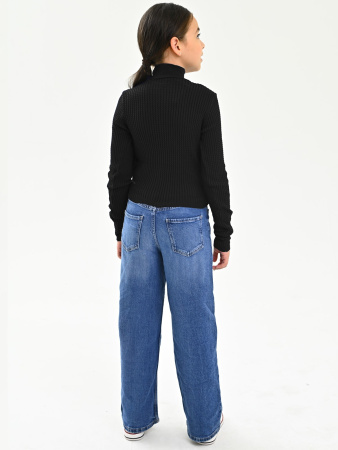 0809 Джемпер д/д (черный 140)