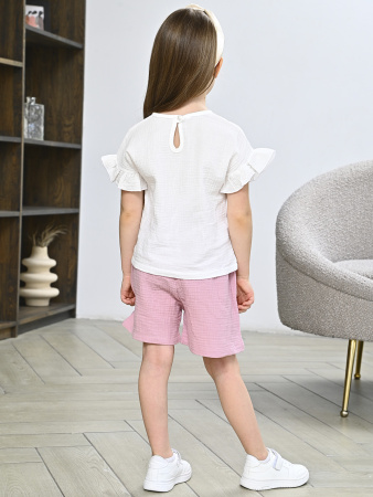 2387KG Костюм д/д (белый,фрез весь размерный ряд)