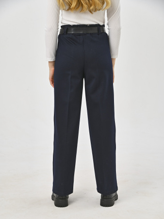 210K Брюки палаццо д/д (темно-синий весь размерный ряд)