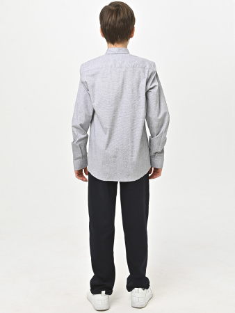 4889 Рубашка дл.р. д/м (серый весь размерный ряд)