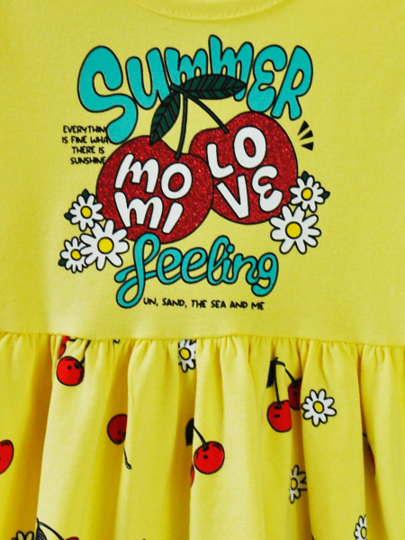 18600 Платье д/д (желтый 110)