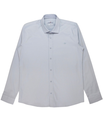 4279 Рубашка дл.р. д/м (серый весь размерный ряд)