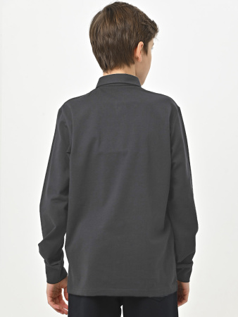 4752 Поло дл.р. д/м (темно-серый весь размерный ряд)