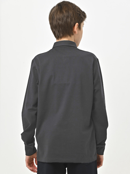 4752 Поло дл.р. д/м (темно-серый весь размерный ряд)