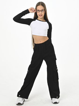 C25818-Ch Брюки д/д (черный весь размерный ряд)