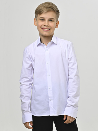 4975 Рубашка дл.р. д/м (белый весь размерный ряд)