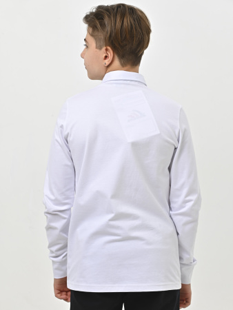 4947 Поло дл.р. д/м (белый весь размерный ряд)