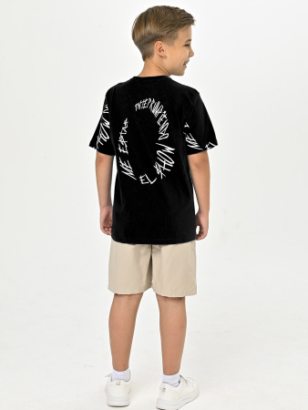 4542 Футболка д/м (черный весь размерный ряд)