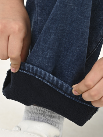 2-1473 Джинсы утепл. д/м (синий 116)