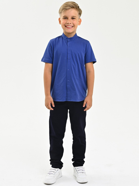 2778 Рубашка трик. к.р. д/м (джинсовый весь размерный ряд)