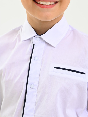 2654 Рубашка к.р. д/м (белый весь размерный ряд)