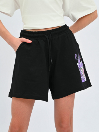 10391 Шорты д/д (черный весь размерный ряд)