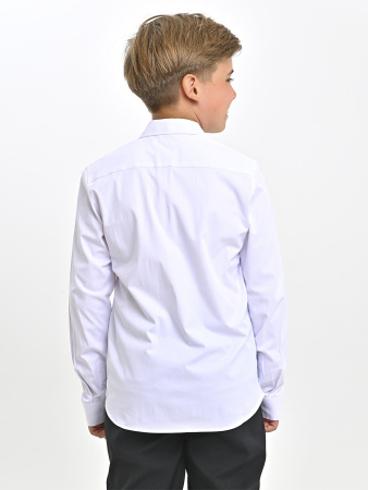 4856 Рубашка дл.р. д/м (белый весь размерный ряд)