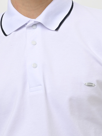 4922 Поло дл.р. д/м (белый весь размерный ряд)