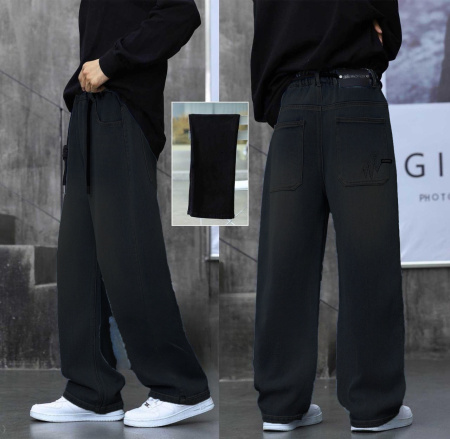 B2503-Ch Джинсы д/м (черный весь размерный ряд)