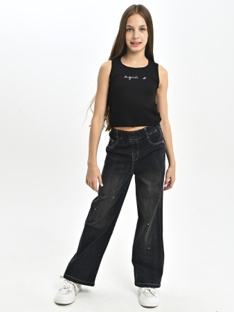 10557 Топ д/д (черный весь размерный ряд)