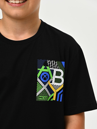 3062 Футболка д/м (черный весь размерный ряд)