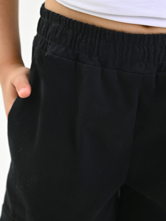 2348KG Брюки д/д карго (черный весь размерный ряд)