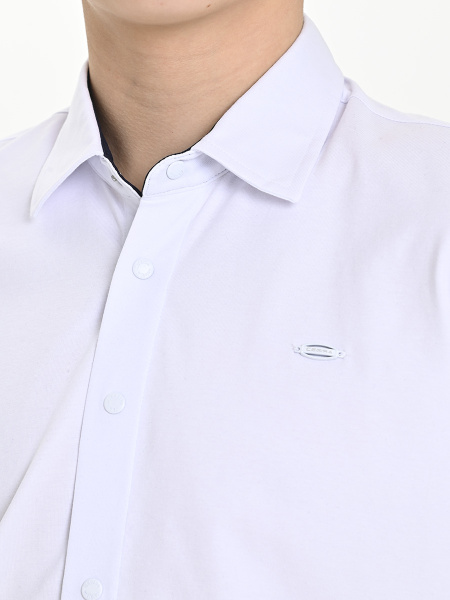 4810 Рубашка трик.(батал) дл.р. д/м (белый весь размерный ряд)