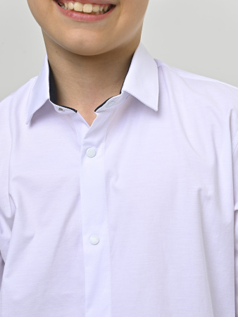 4975 Рубашка дл.р. д/м (белый весь размерный ряд)