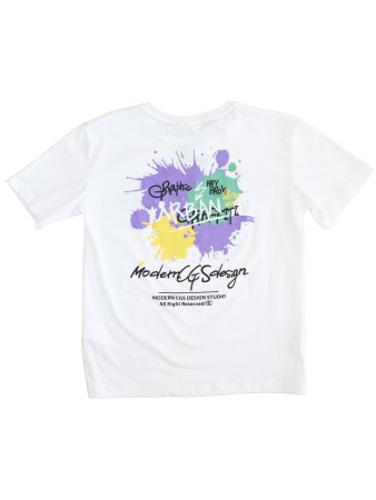 2287 Футболка д/м (белый весь размерный ряд)