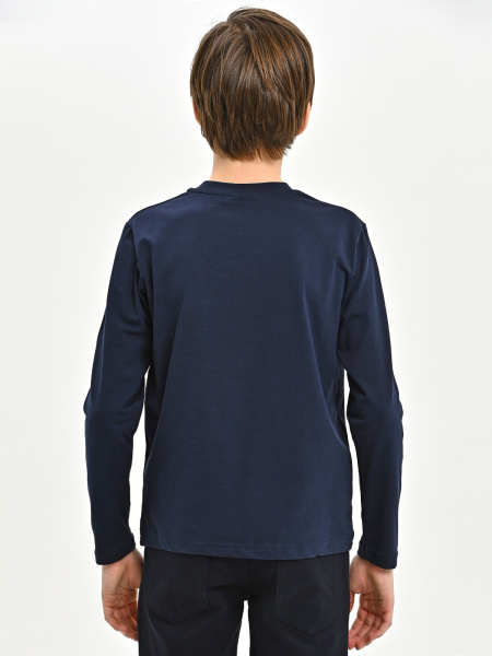 4432 Лонгслив (темно-синий весь размерный ряд)