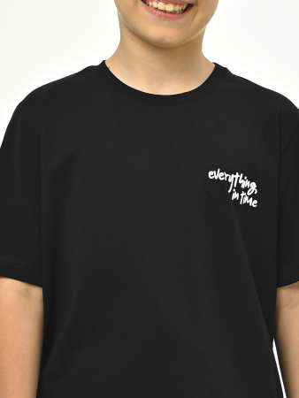 3024 Футболка д/м (черный весь размерный ряд)