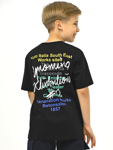 3181 Футболка д/м (черный весь размерный ряд)