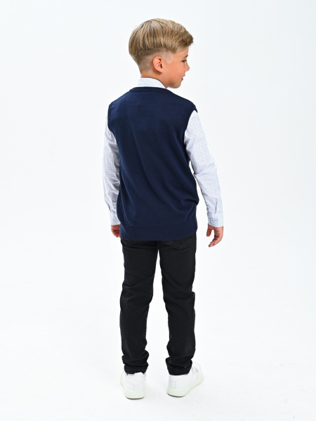 2479 Жилет д/м (2479-т.синий-122)