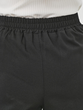 888KG Брюки палаццо д/д (черный весь размерный ряд)