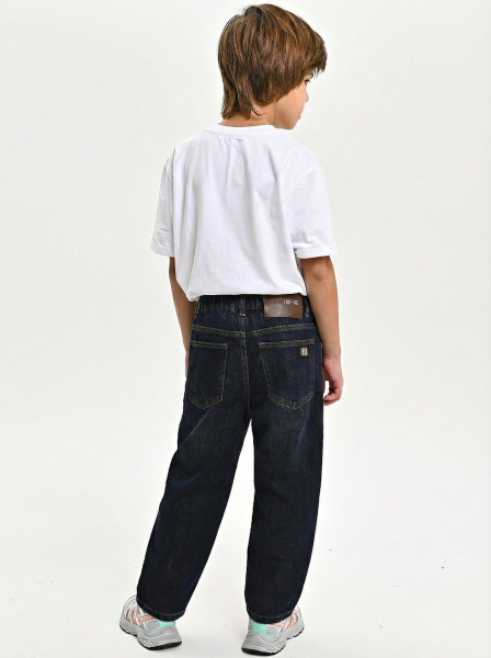 262410-Ch Джинсы утепленные д/м (синий весь размерный ряд)