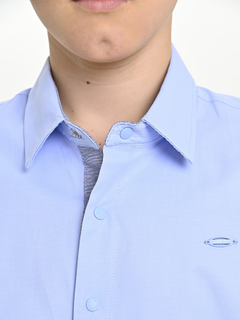 4781 Рубашка дл.р. д/м (ярко-голубой весь размерный ряд)