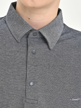 4965 Поло дл.р. д/м (серый весь размерный ряд)