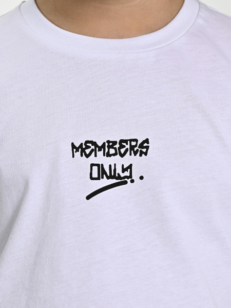 4546 Футболка д/м (белый весь размерный ряд)