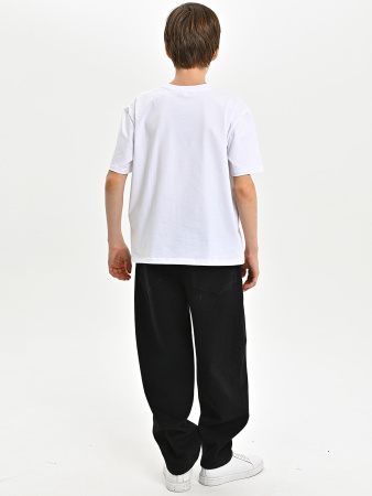 25563-Ch Джинсы утепленные д/м (черный весь размерный ряд)