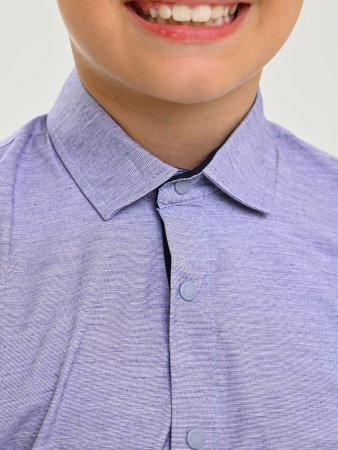 2675 Рубашка дл.р. д/м (серый весь размерный ряд)