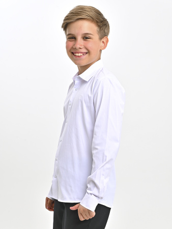 4856 Рубашка дл.р. д/м (белый весь размерный ряд)
