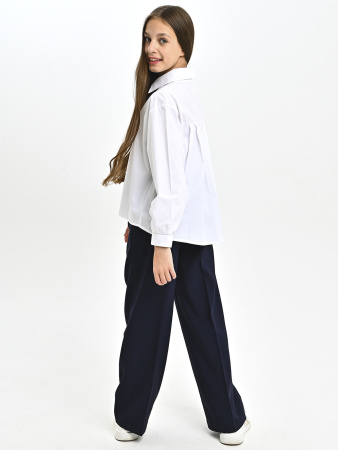 3025-Ch Блузка д/д (белый весь размерный ряд)