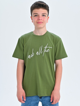 2295 Футболка д/м (хаки весь размерный ряд)