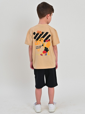 2313 Футболка д/м (бежевый весь размерный ряд)