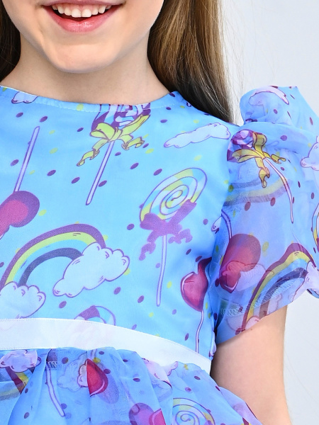 2408KG-2 Платье (голубой 28(110))