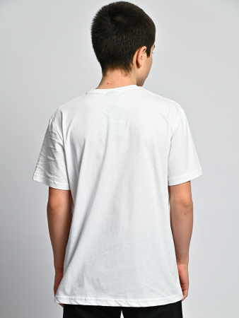 2166 Футболка д/м (белый весь размерный ряд)