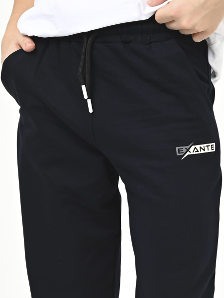 8006 Брюки спорт д/м (темно-синий весь размерный ряд)