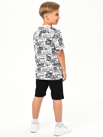 3059 Футболка д/м (белый 128)