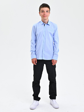 2298 Рубашка дл.р. д/м (светло-голубой весь размерный ряд)