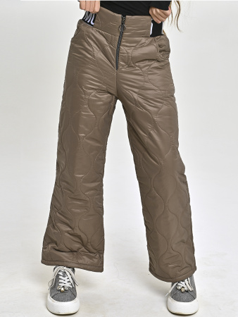 2378S Брюки болоневые д/д (темно-бежевый весь размерный ряд)