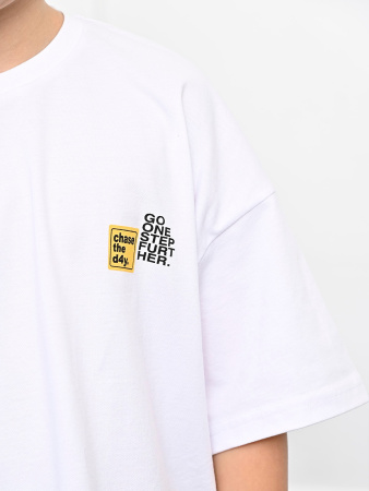 3001 Футболка д/м оверсайз (белый весь размерный ряд)