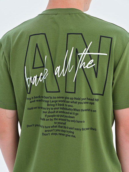 2295 Футболка д/м (хаки весь размерный ряд)