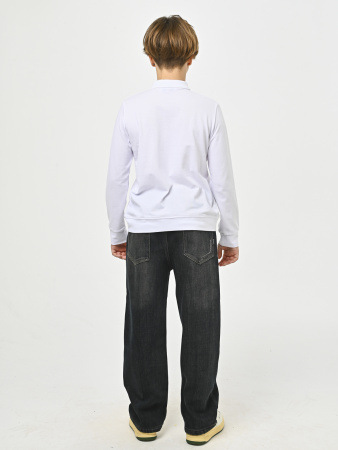 4951 Поло дл.р. д/м (белый весь размерный ряд)